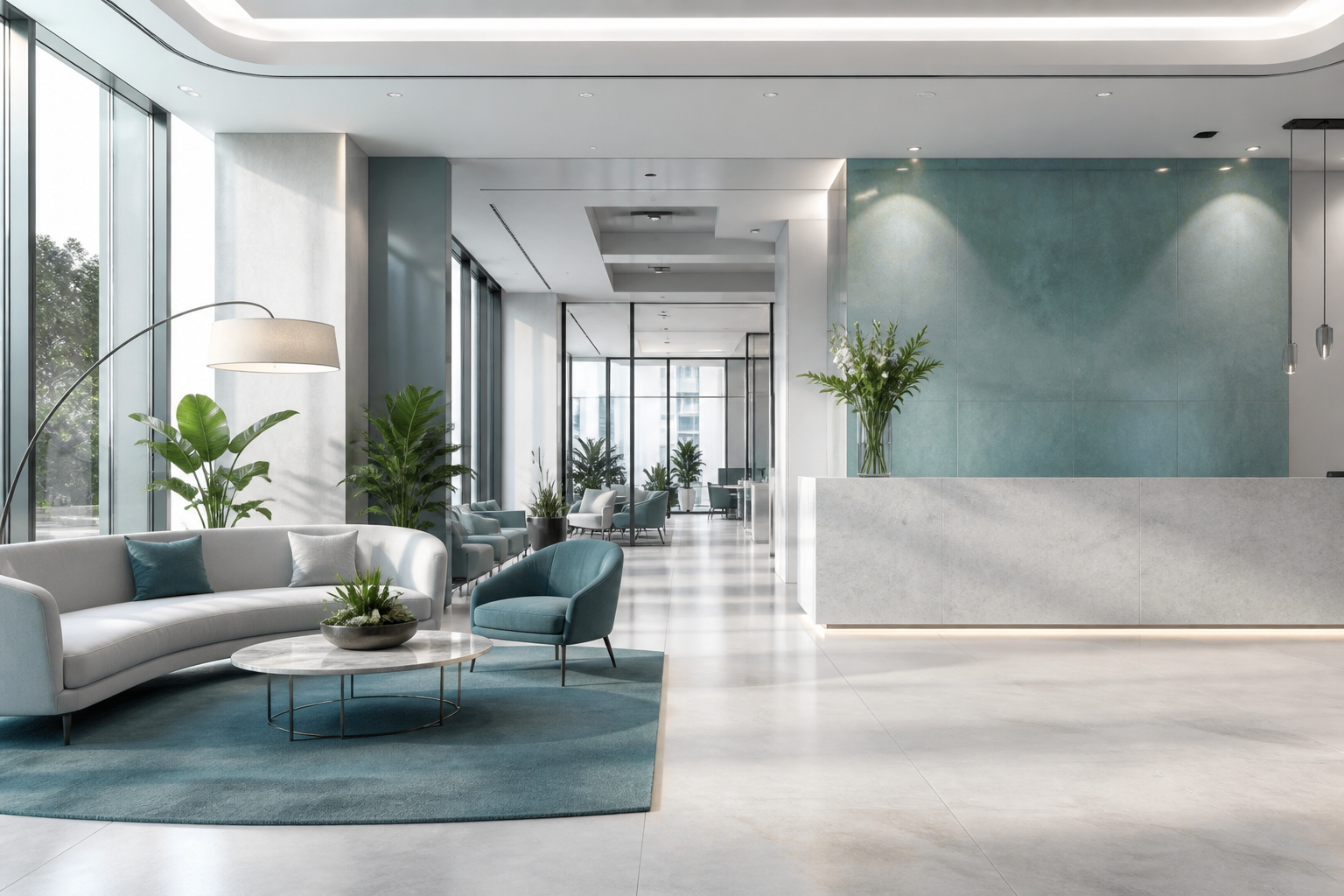 Reception interior