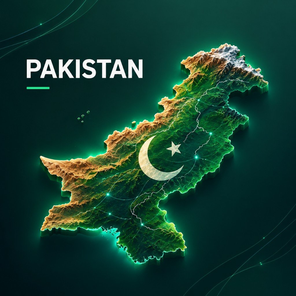 Map of Pakistan